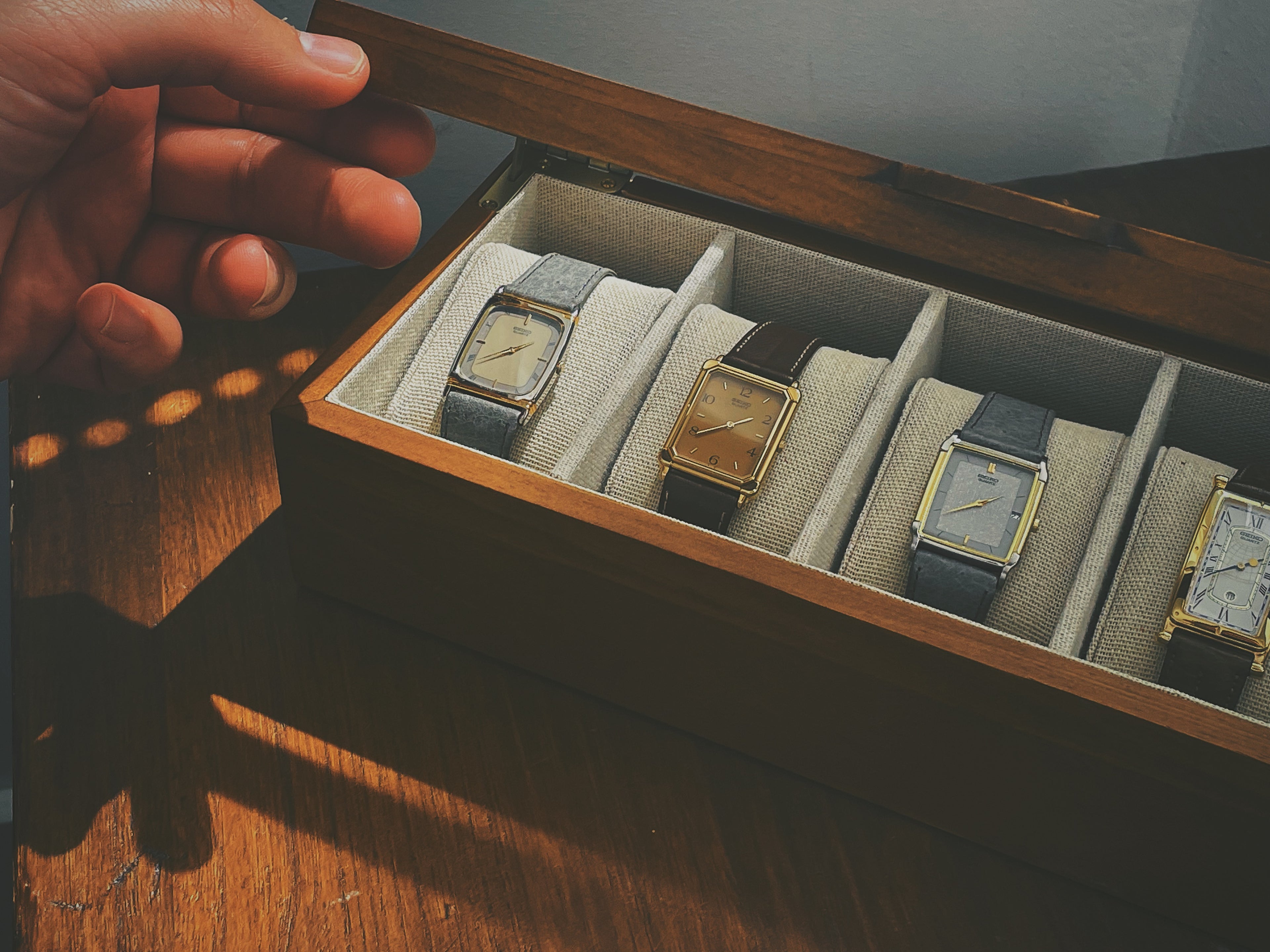 Vintage Seiko Tank watch collection